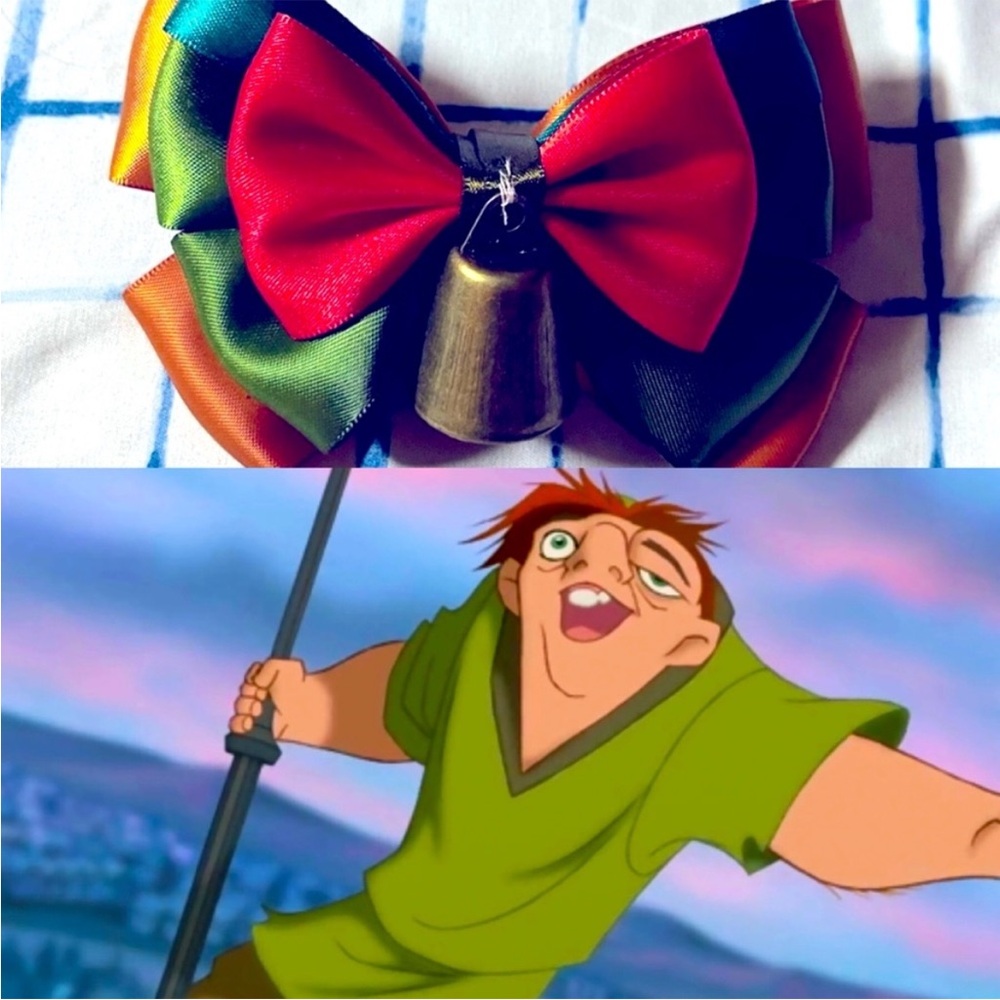 Disney Hunchback of Notre Dame Quasimodo Inspired Bow